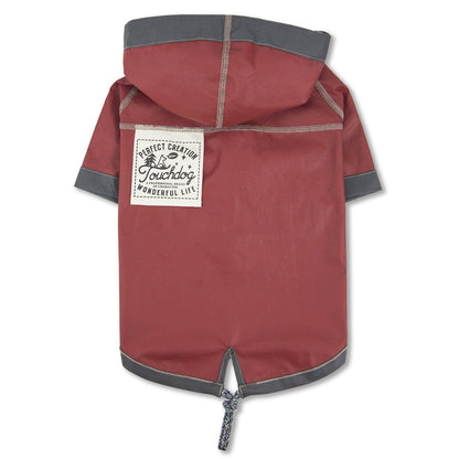 Touchdog 'Cloudburst' Reversible Fashion Waterproof Dog Raincoat