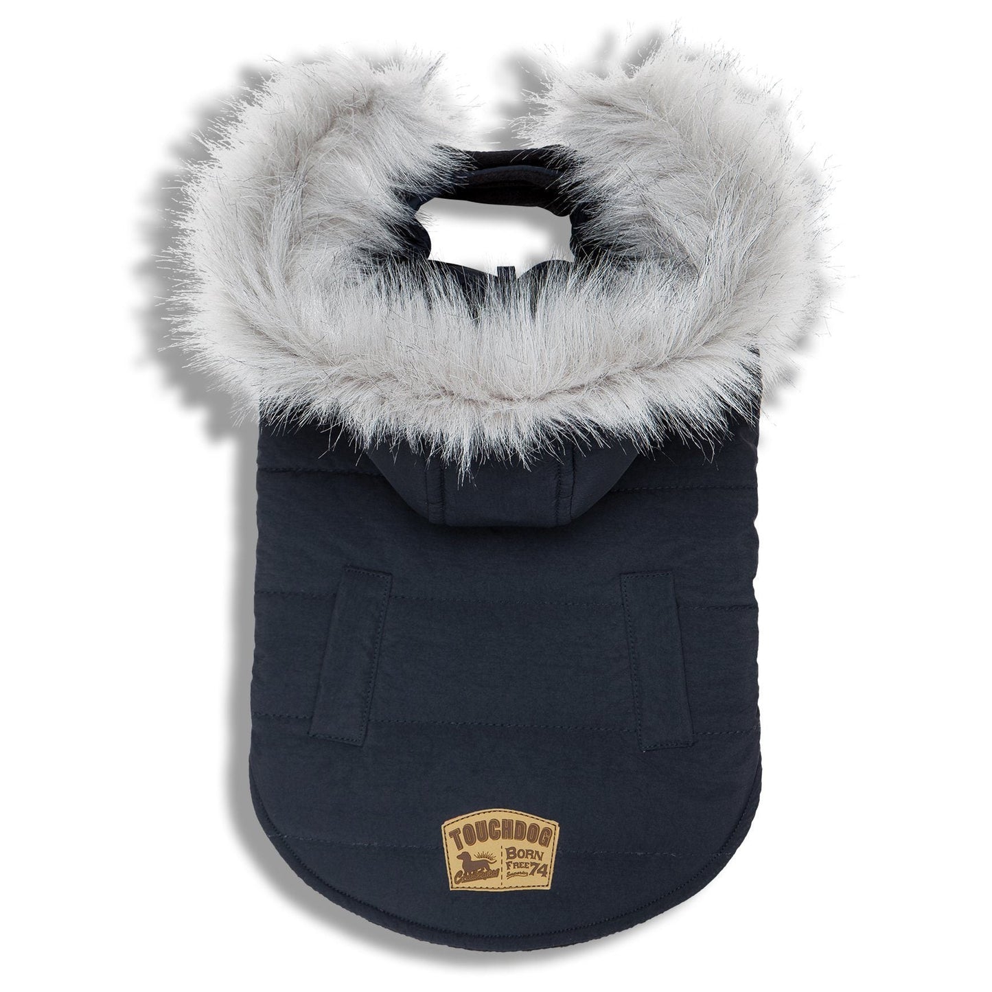 Touchdog 'Eskimo-Swag' Duck-Down Insulated Winter Dog Coat Parka