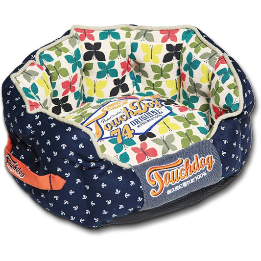 Touchdog ® 'Chirpin-Avery' Rounded Premium Designer Dog Bed