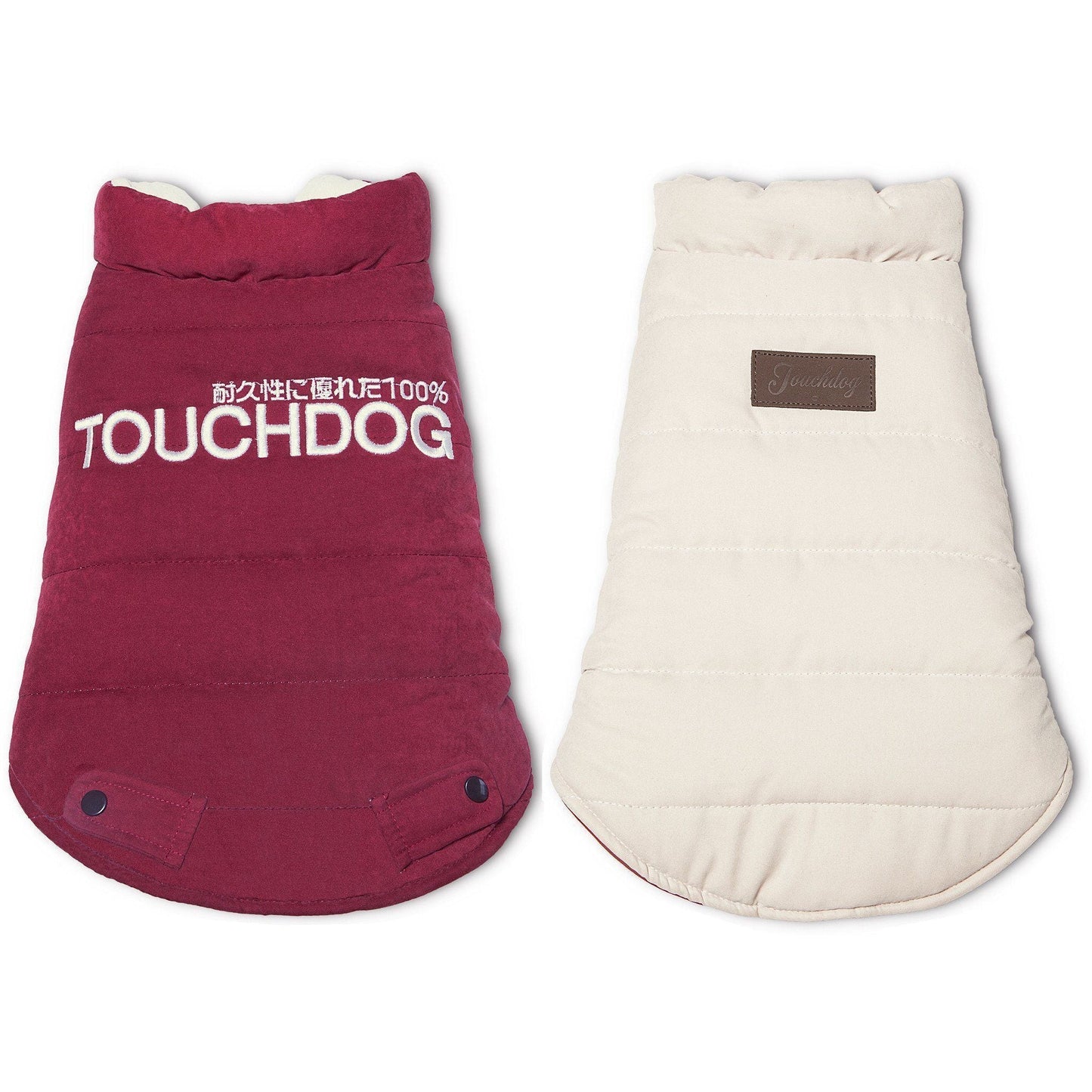 Touchdog ® Waggin Swag Ultra-Plush Insulated and Reversible Dog Coat