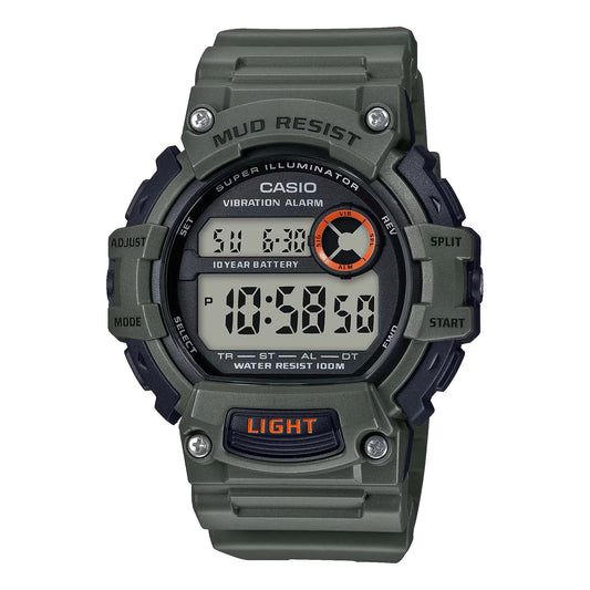 Casio Men's Tactical Digital Sport Watch with Green Dial - TRT-110H-3AV