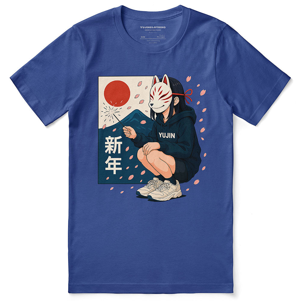 Kitsune Spark Sakura T-Shirt