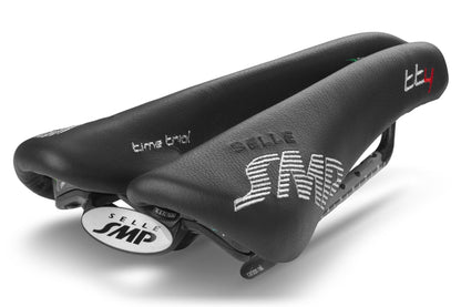 Selle SMP TT4 Time Trial Saddle with Carbon Rails (Black)