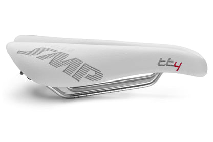 Selle SMP TT4 Time Trial Saddle with Steel Rails (White)