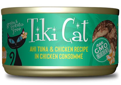 Tikicat Papeekeo Luau Ahi Tuna and Chicken (2.8oz)