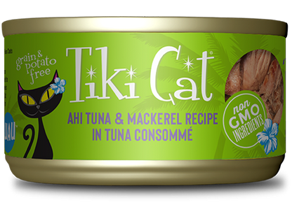 Tikicat All Life Stages Hookena Luau Ahi Tuna and Mackerel (2.8oz)