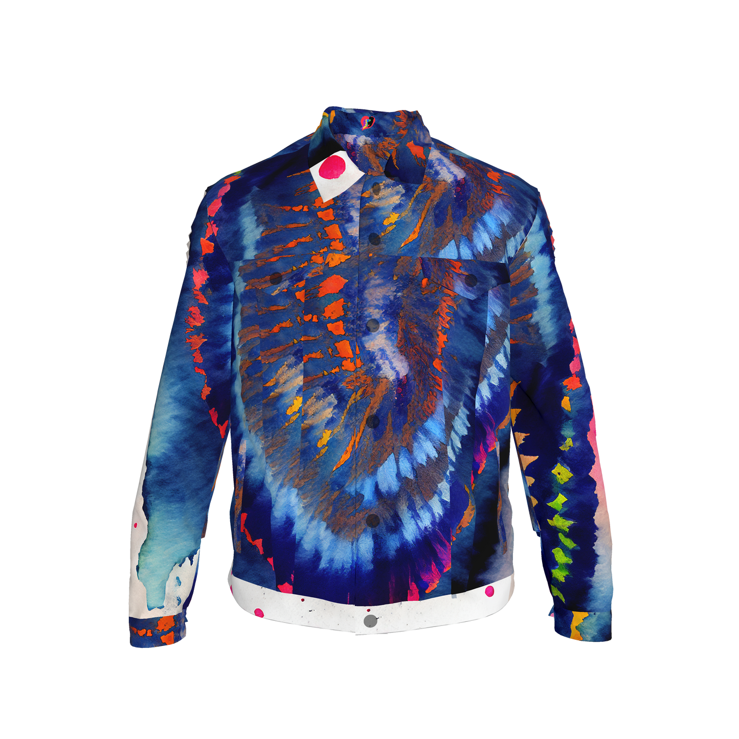 Oracle Rising Shibori Men's Jean Jacket