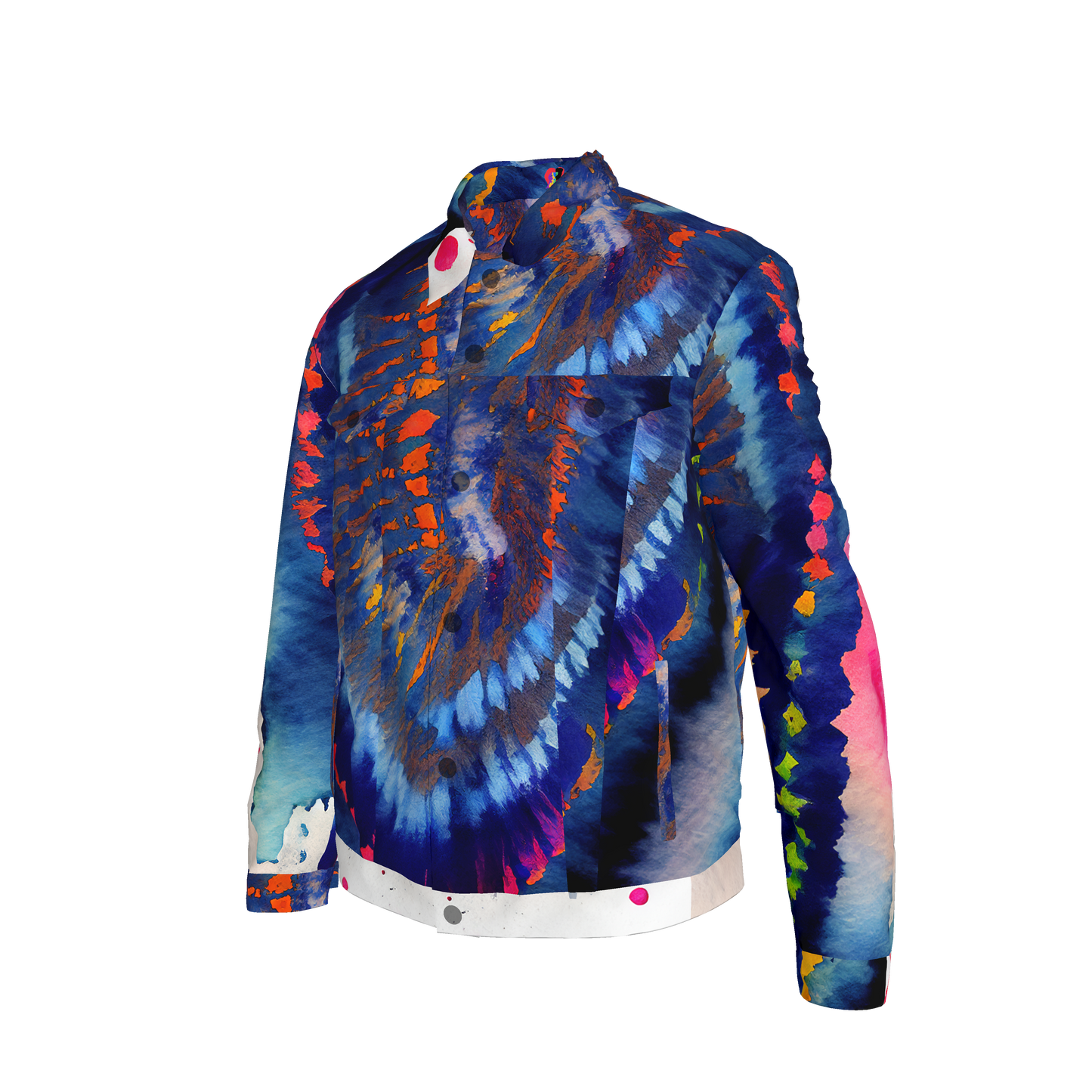 Oracle Rising Shibori Men's Jean Jacket