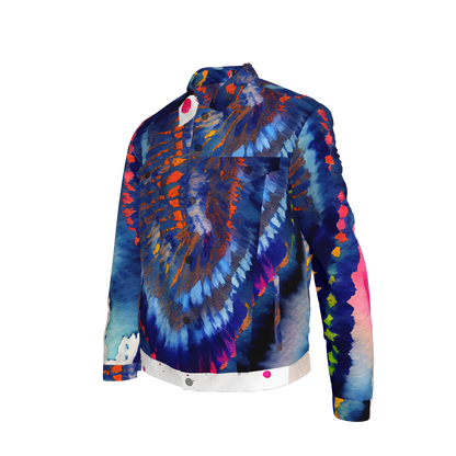 Oracle Rising Shibori Men's Jean Jacket