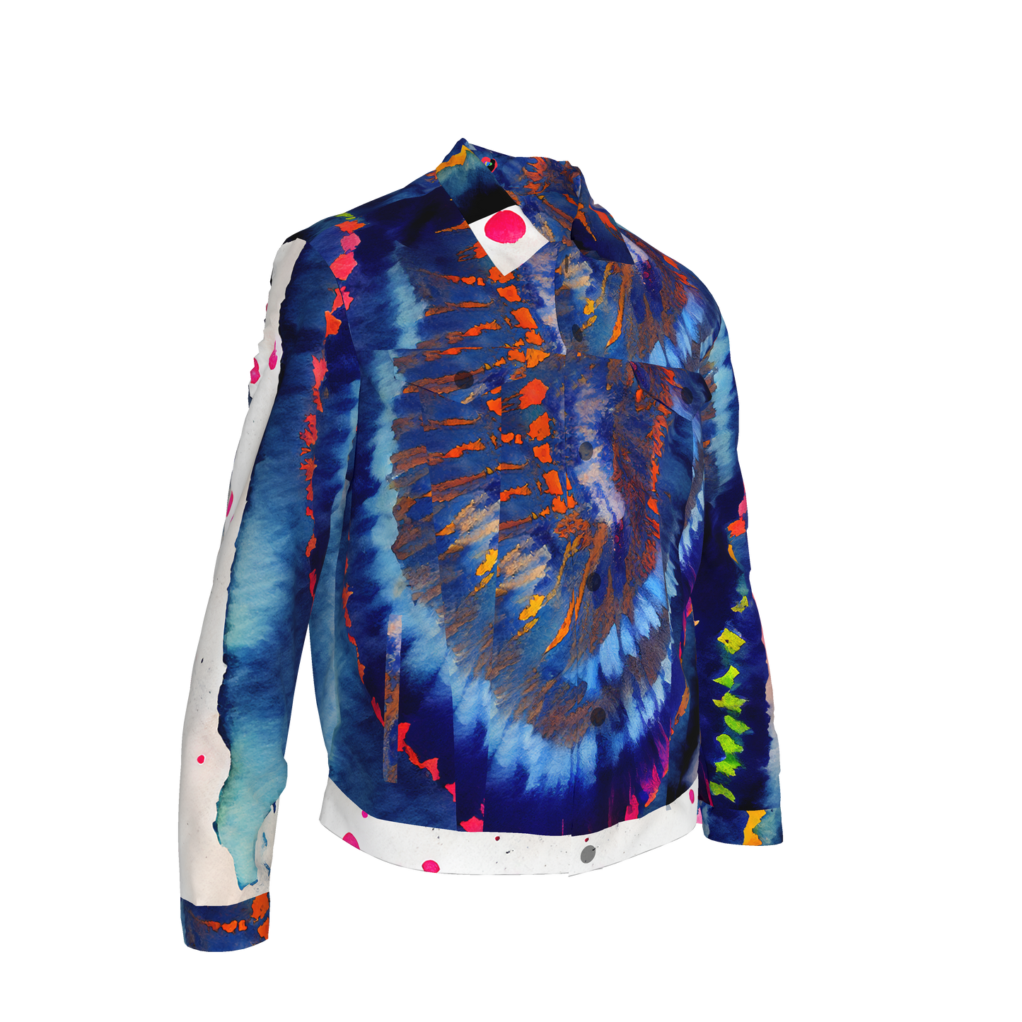 Oracle Rising Shibori Men's Jean Jacket