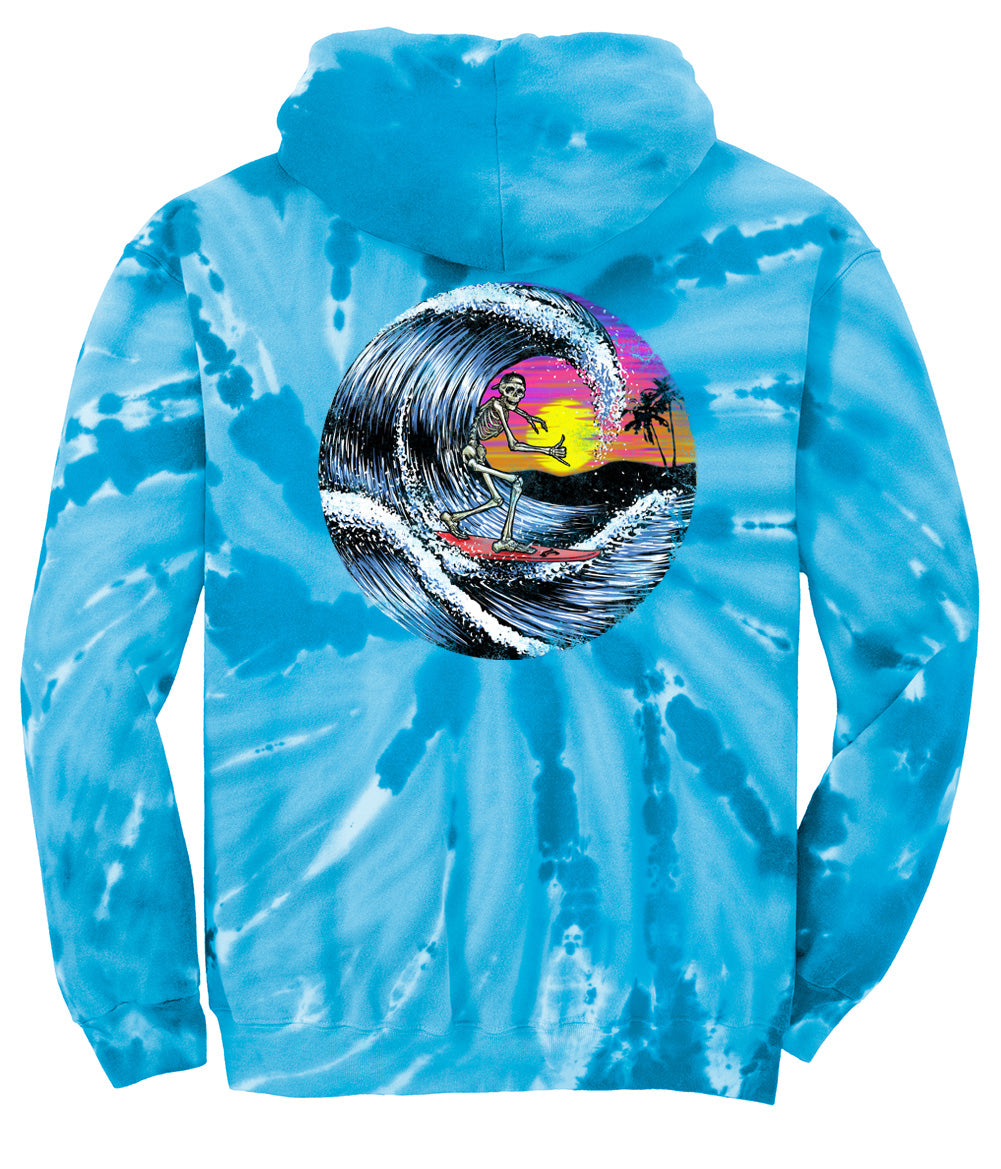 Koloa Spooky Surfer Tie-Dye Hoodie