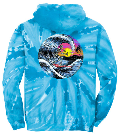 Koloa Spooky Surfer Tie-Dye Hoodie