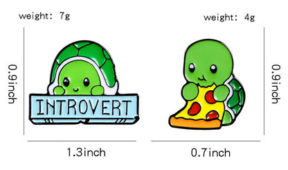 Cute Turtle Enamel Pins
