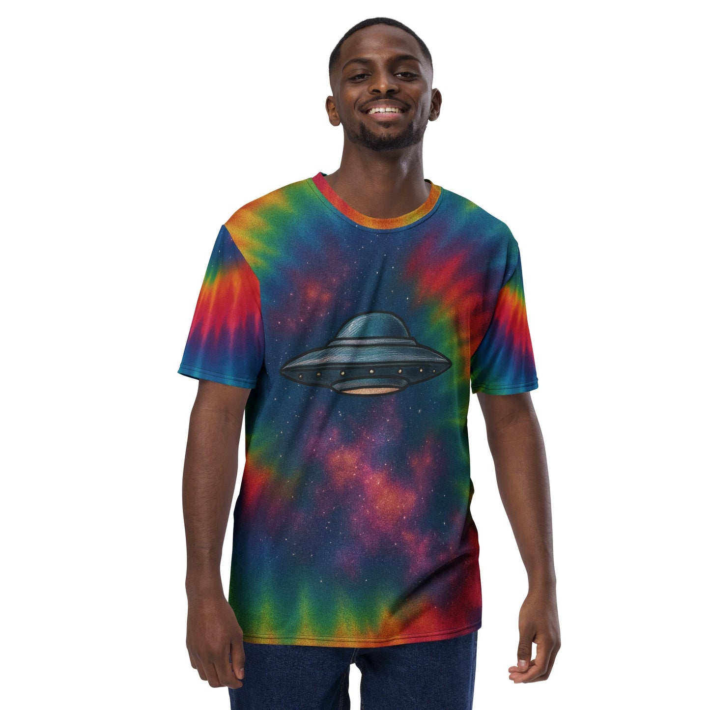 UFO Galaxy Tie-dye  t-shirt