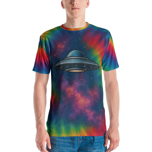 UFO Galaxy Tie-dye  t-shirt
