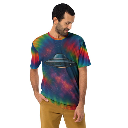 UFO Galaxy Tie-dye  t-shirt