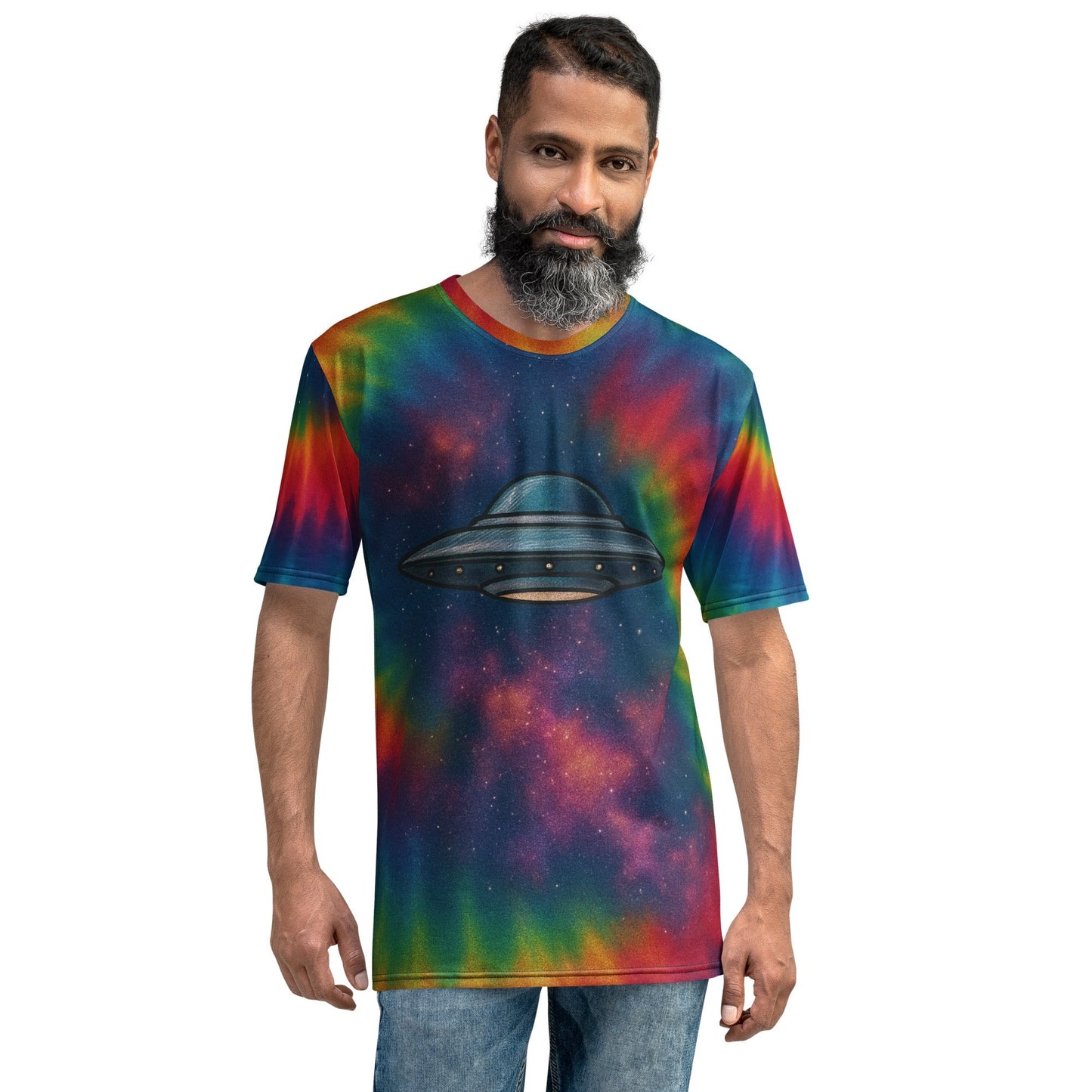 UFO Galaxy Tie-dye  t-shirt