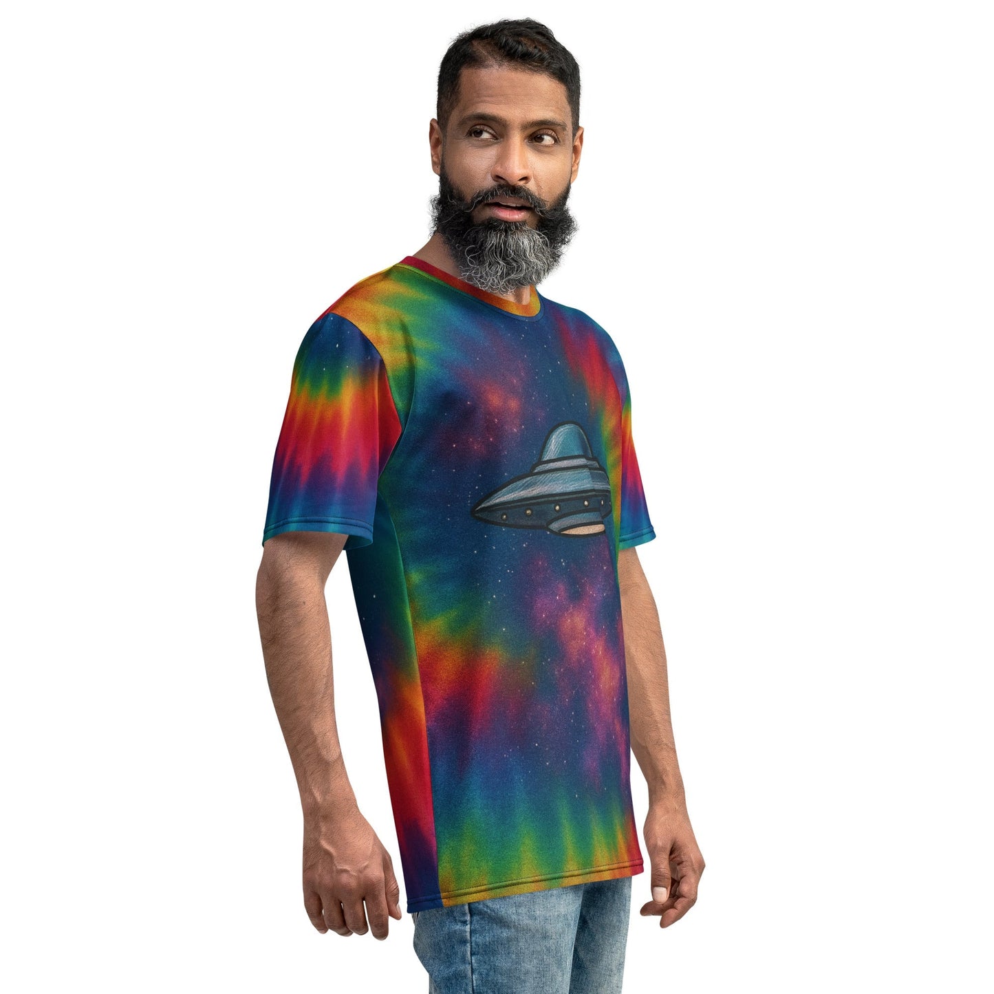 UFO Galaxy Tie-dye  t-shirt