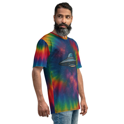 UFO Galaxy Tie-dye  t-shirt