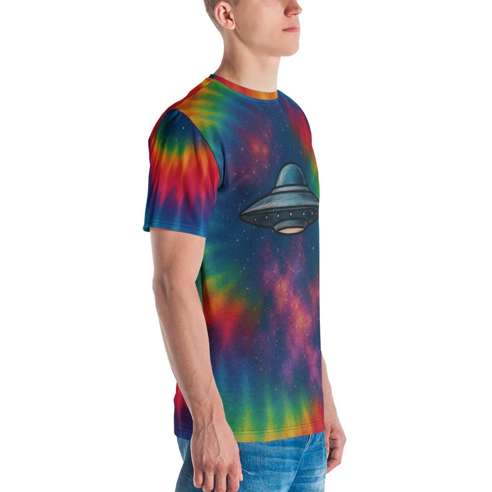 UFO Galaxy Tie-dye  t-shirt
