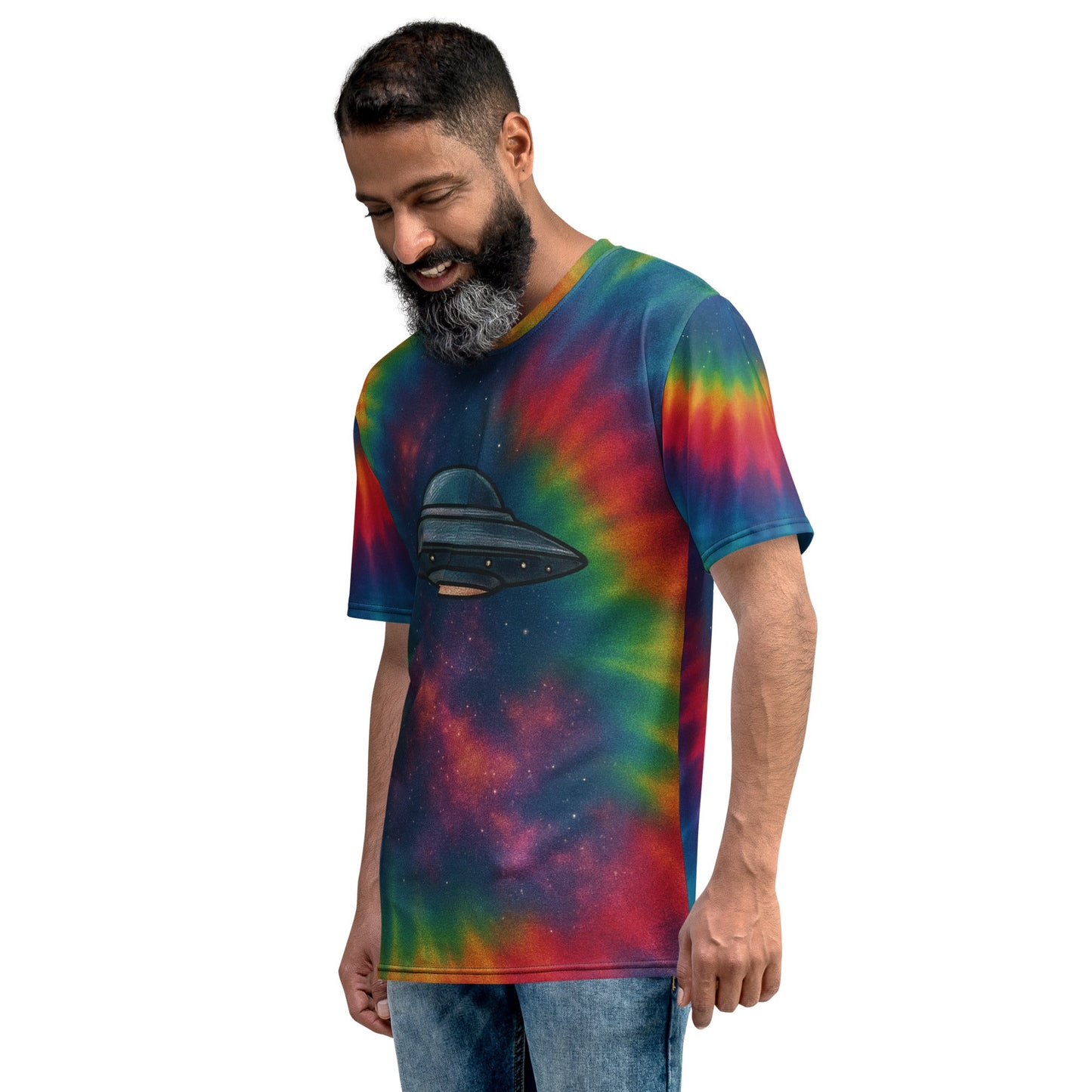UFO Galaxy Tie-dye  t-shirt