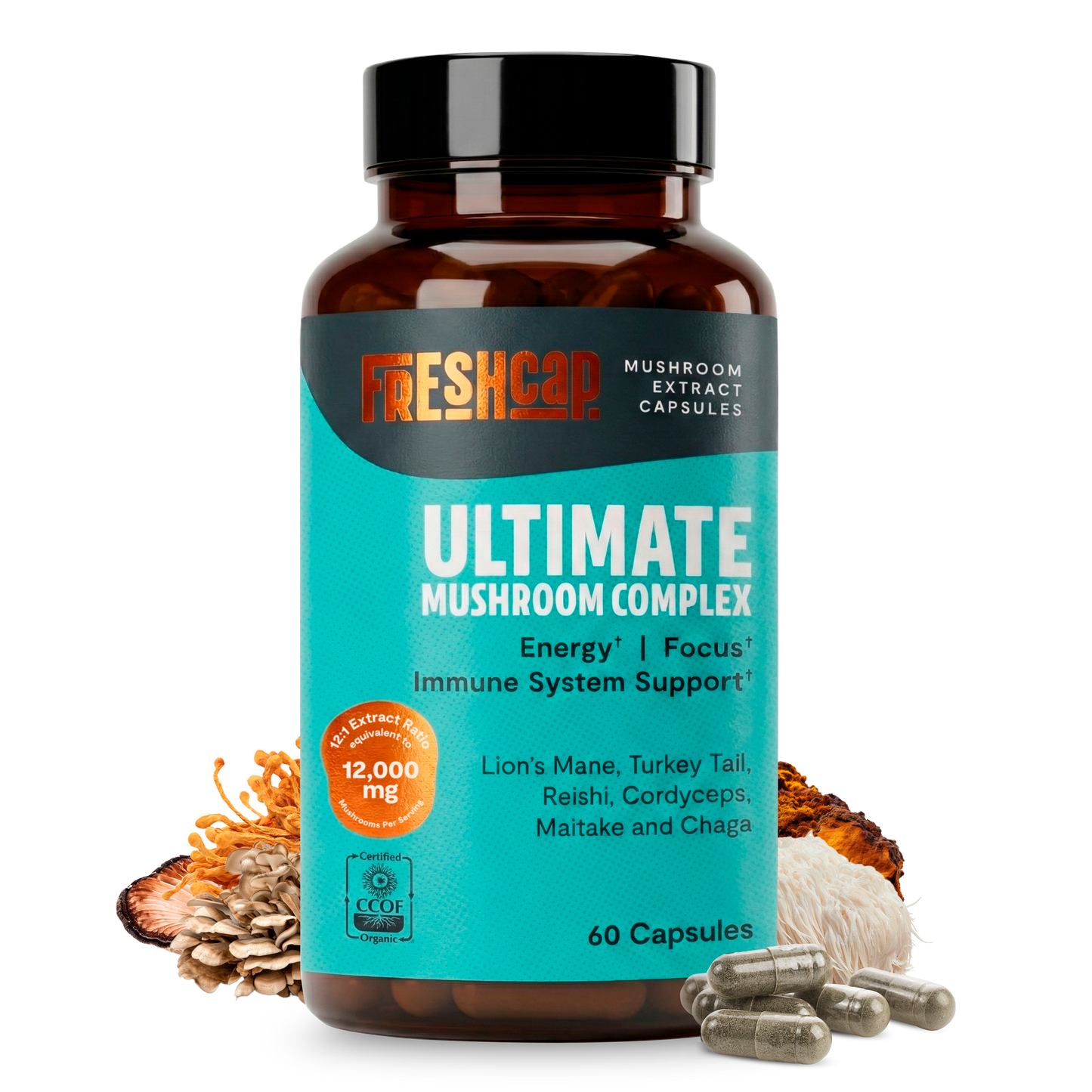 Ultimate Mushroom Complex Capsules - Triathlete Store