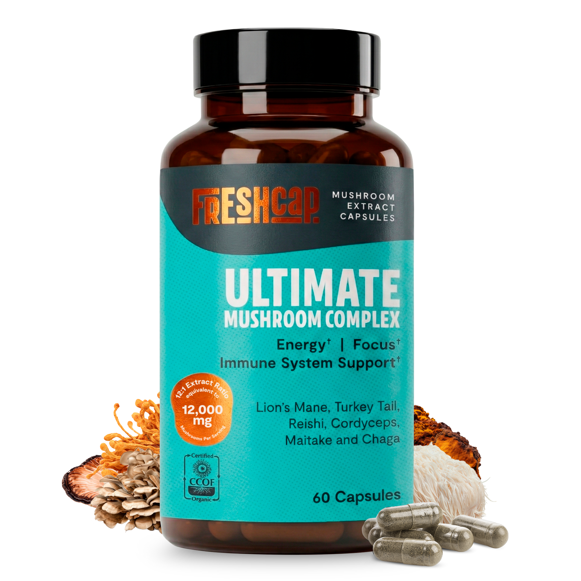 Ultimate Mushroom Complex Capsules - Triathlete Store