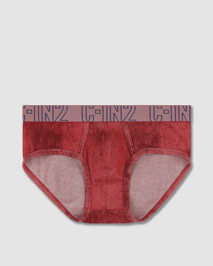 Undertone Mid Rise Brief Poppy Red