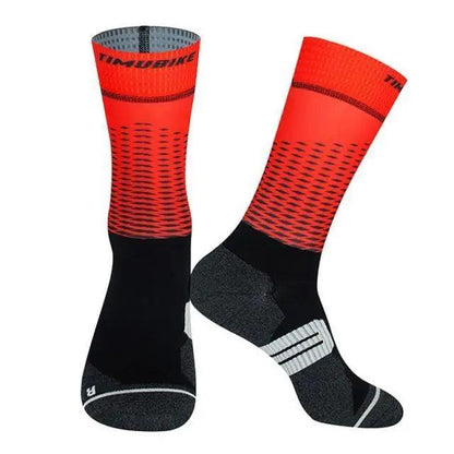 Unisex Anti Slip Socks Professional Bike Street Sports Socks Cycling Socks For Men And Women  Breathable Socks 37-44