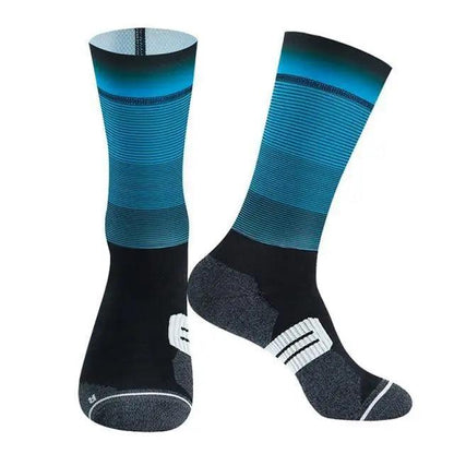 Unisex Anti Slip Socks Professional Bike Street Sports Socks Cycling Socks For Men And Women  Breathable Socks 37-44