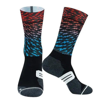 Unisex Anti Slip Socks Professional Bike Street Sports Socks Cycling Socks For Men And Women  Breathable Socks 37-44