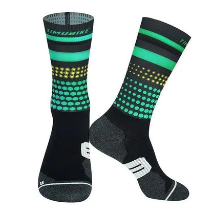 Unisex Anti Slip Socks Professional Bike Street Sports Socks Cycling Socks For Men And Women  Breathable Socks 37-44