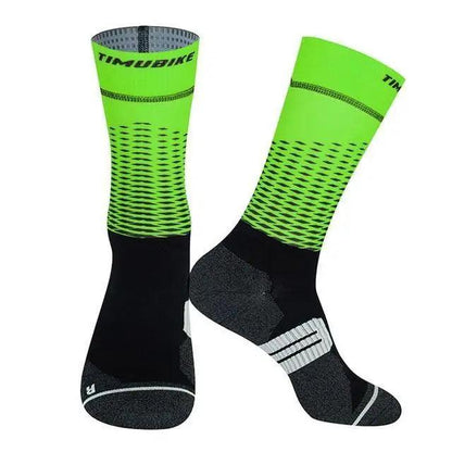 Unisex Anti Slip Socks Professional Bike Street Sports Socks Cycling Socks For Men And Women  Breathable Socks 37-44