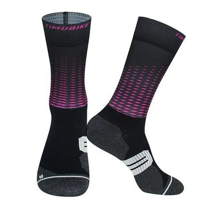 Unisex Anti Slip Socks Professional Bike Street Sports Socks Cycling Socks For Men And Women  Breathable Socks 37-44