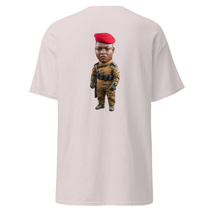 Ibrahim Traoré Fine Embroidery Unisex classic tee