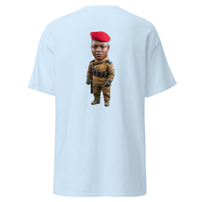 Ibrahim Traoré Fine Embroidery Unisex classic tee