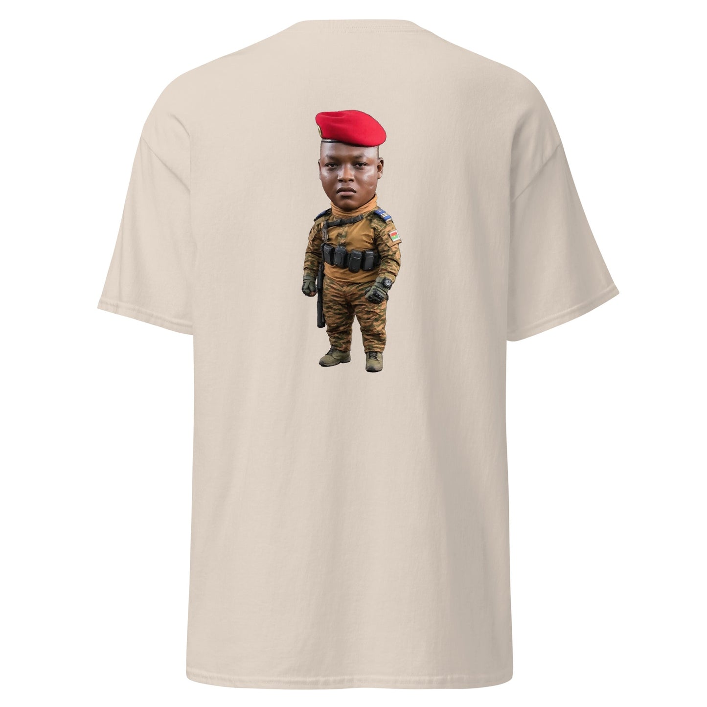 Ibrahim Traoré Fine Embroidery Unisex classic tee