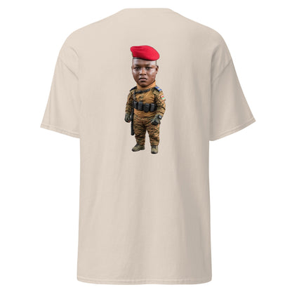 Ibrahim Traoré Fine Embroidery Unisex classic tee