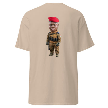 Ibrahim Traoré Fine Embroidery Unisex classic tee