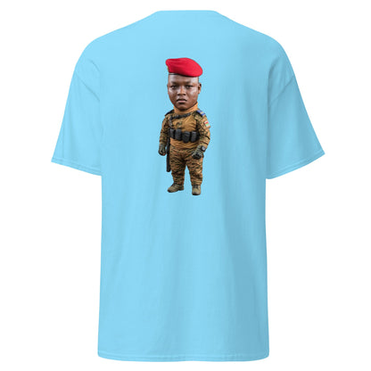 Ibrahim Traoré Fine Embroidery Unisex classic tee