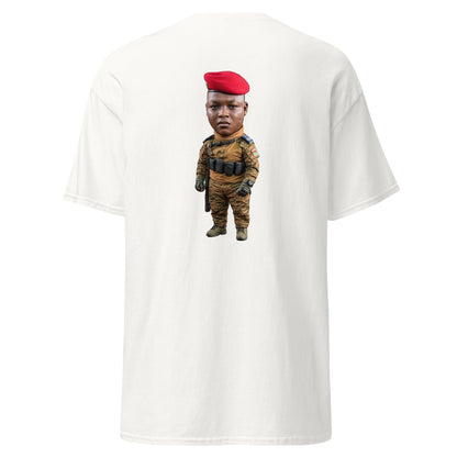 Ibrahim Traoré Fine Embroidery Unisex classic tee