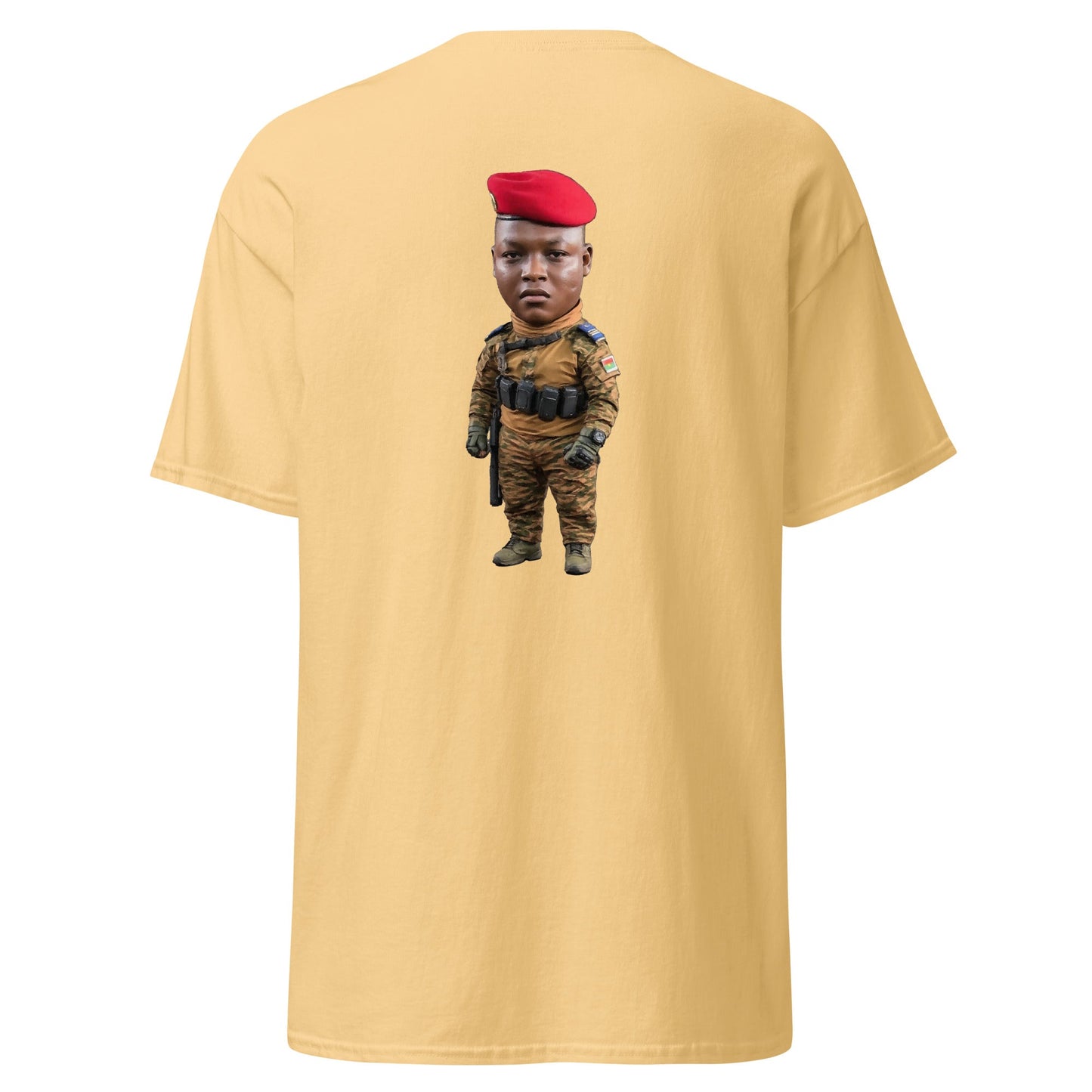 Ibrahim Traoré Fine Embroidery Unisex classic tee