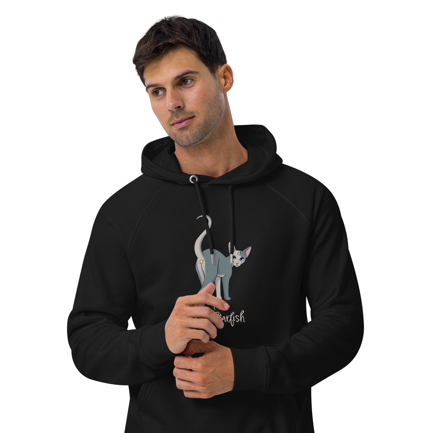 "I LOVE SPHYNX STARFISH" UNISEX ECO HOODIE