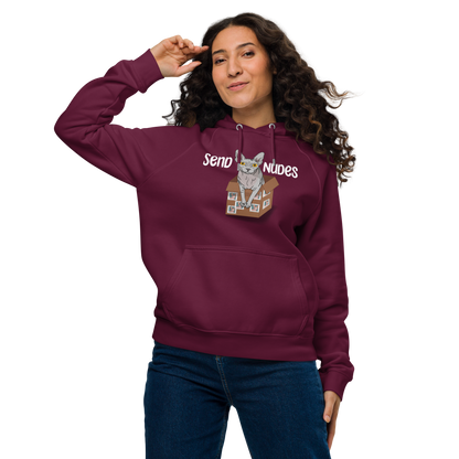 "SEND NUDES" WOMEN'S ECO HOODIE
