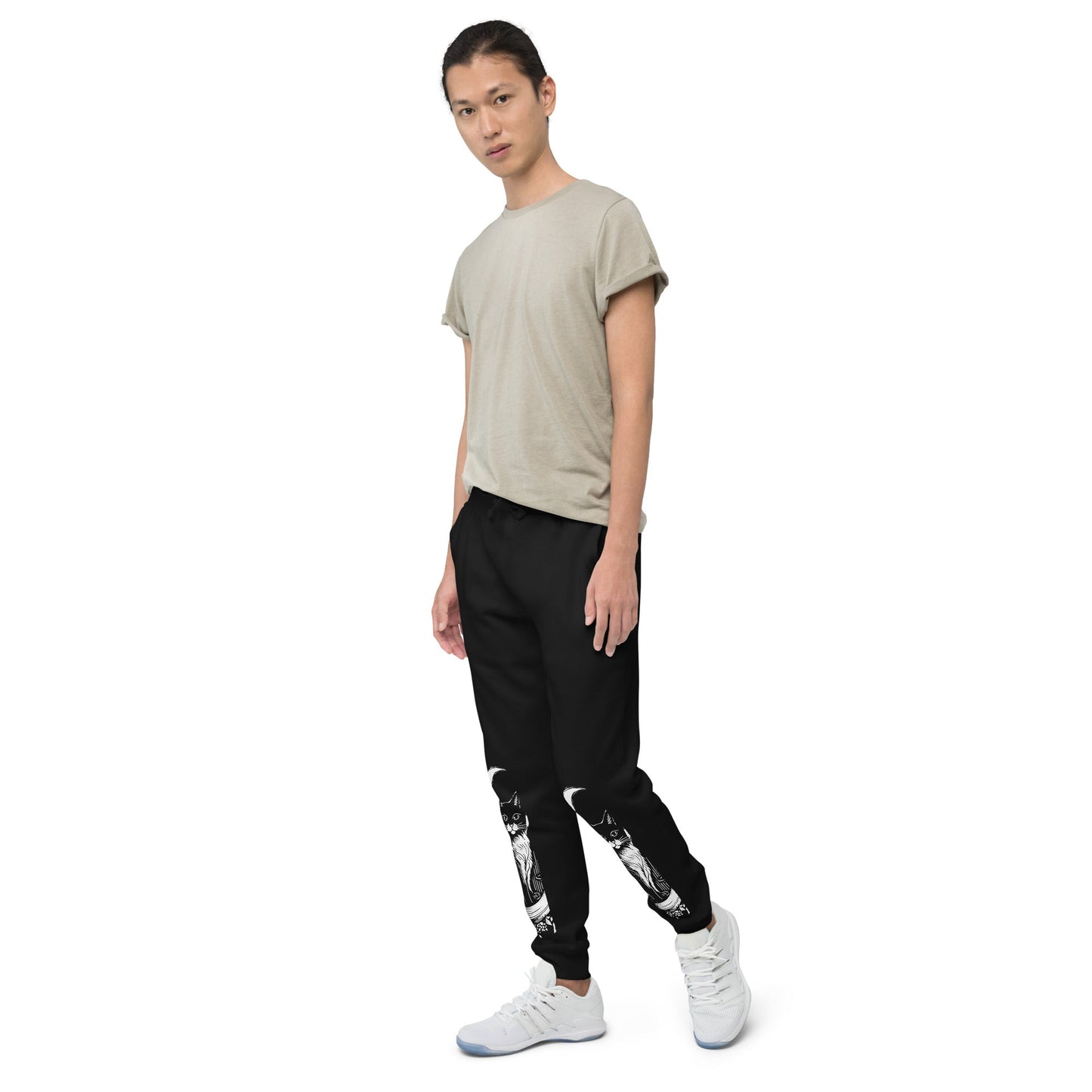 Moon And Cat Sweatpants