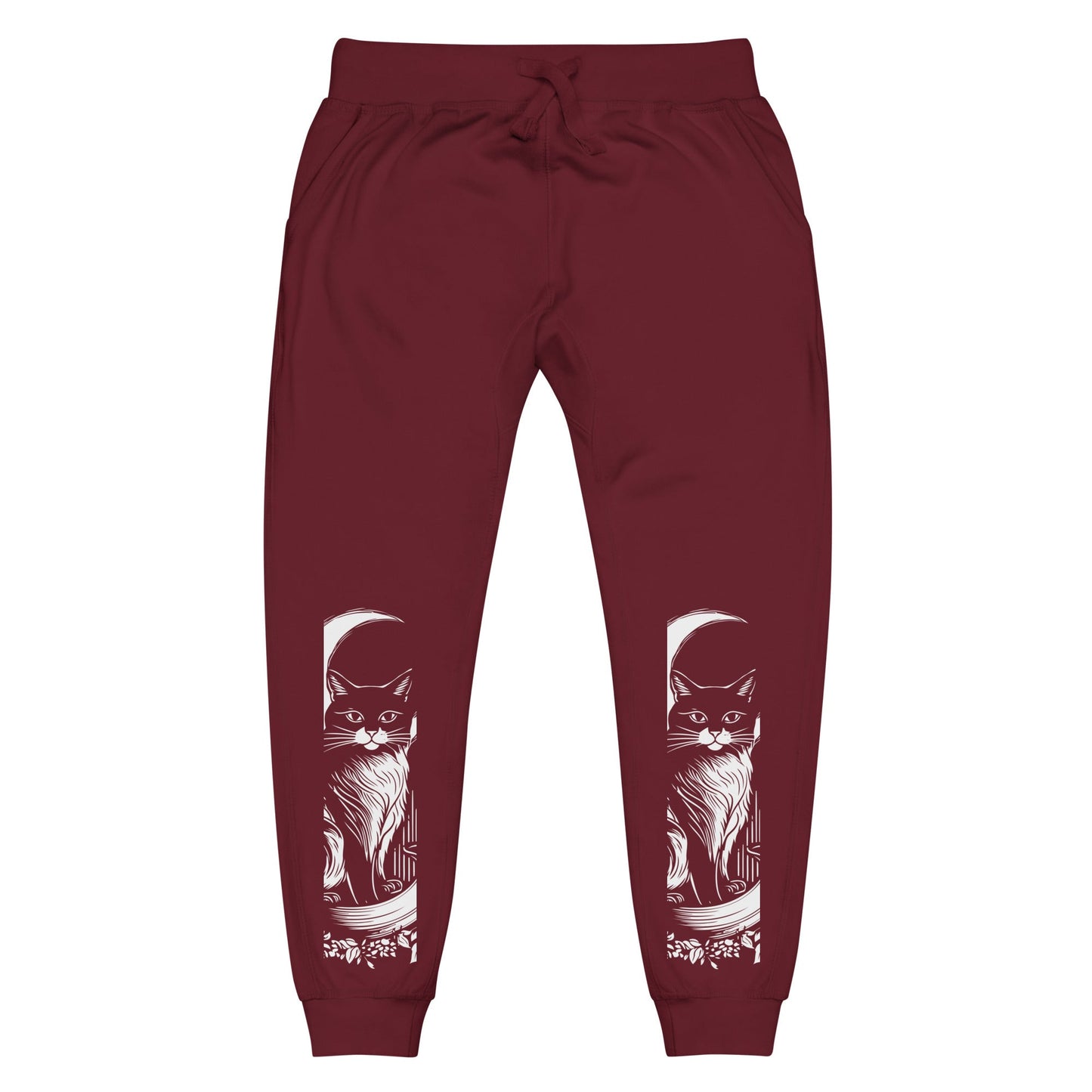 Moon And Cat Sweatpants