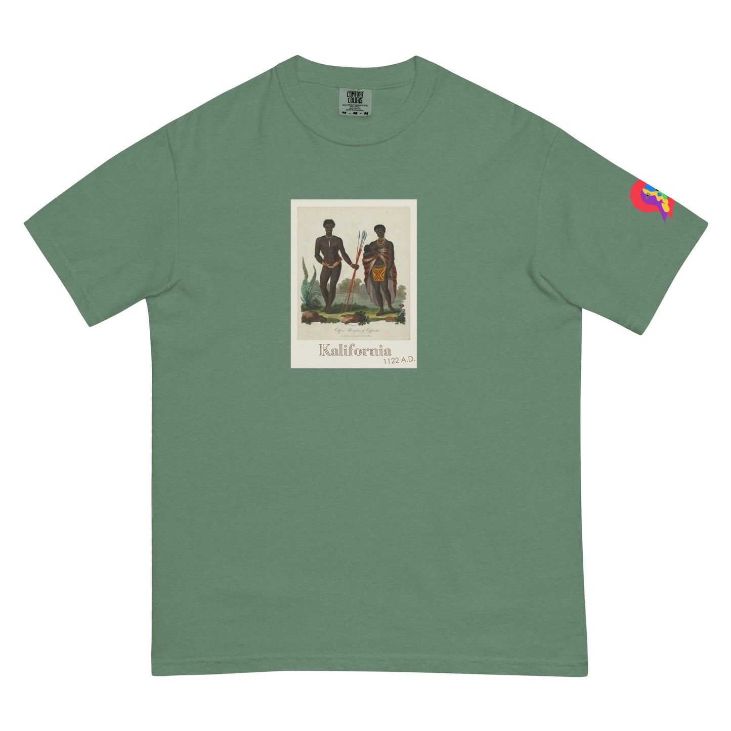 Kalifornia History of the Amaru Khans Unisex garment-dyed heavyweight t-shirt