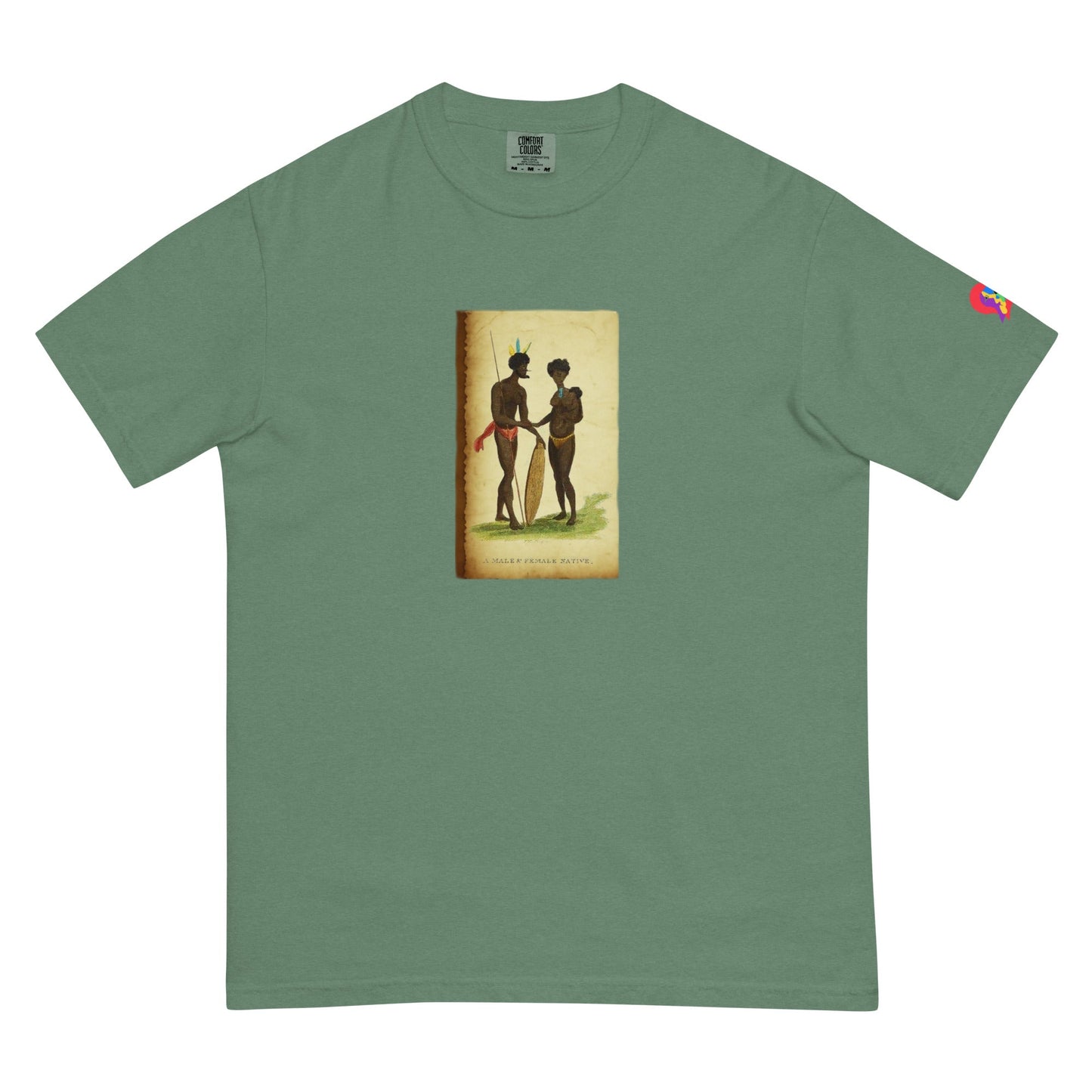 Unisex garment-dyed heavyweight t-shirt