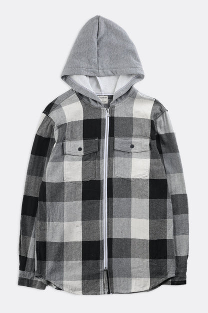 Unisex Hooded Flannel - Women-S, Men-XS