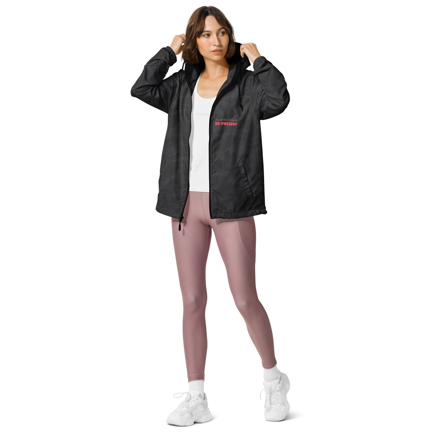 Be Present Windbreaker